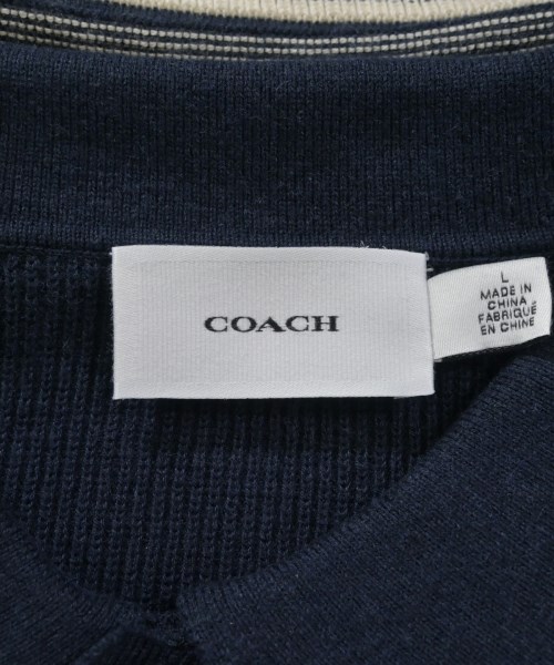 COACH（コーチ）ニット・セーター 紺 サイズ:L メンズ/2200627709074