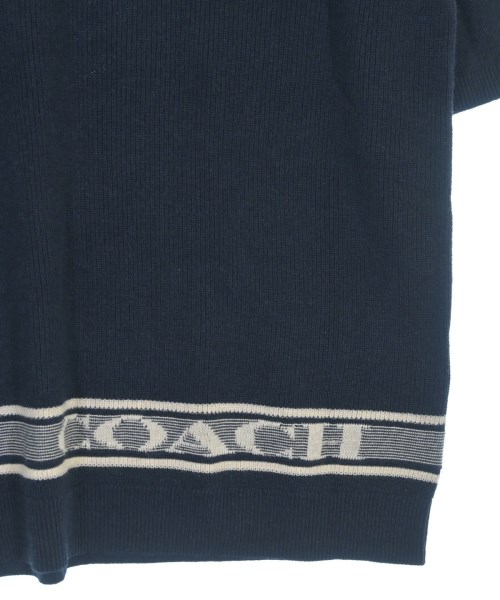 COACH（コーチ）ニット・セーター 紺 サイズ:L メンズ/2200627709074