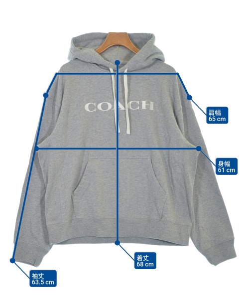 COACH（コーチ）パーカー グレー サイズ:L メンズ/2200627709081
