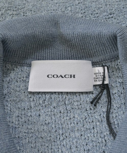 COACH（コーチ）カーディガン グレー サイズ:L メンズ/2200627709098