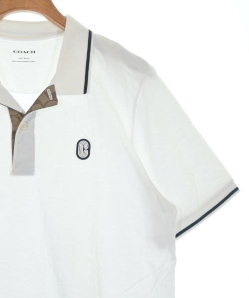 COACH（コーチ）ポロシャツ 白 サイズ:L メンズ/2200627709135