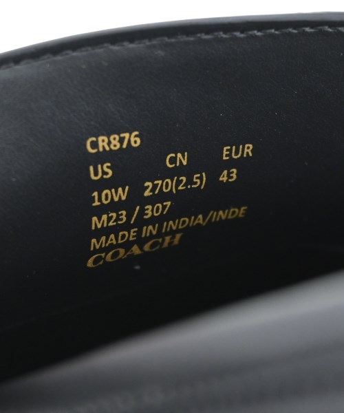 COACH（コーチ）ビジネス・ドレスシューズ 黒 サイズ:US10(28cm位) メンズ/2200627709166