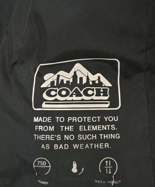 COACH（コーチ）ダウンジャケット/ダウンベスト 黒 サイズ:M メンズ/2200640871024