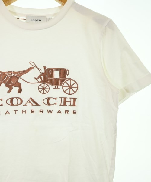 COACH（コーチ）Tシャツ・カットソー 白 サイズ:XS レディース/2200638014068