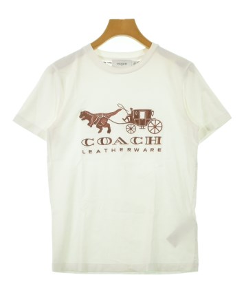 COACH（コーチ）Tシャツ・カットソー 白 サイズ:XS レディース