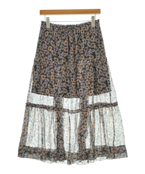 COACH(コーチ)ロング・マキシ丈スカート 黒 サイズ:2(M位)/2200642073068