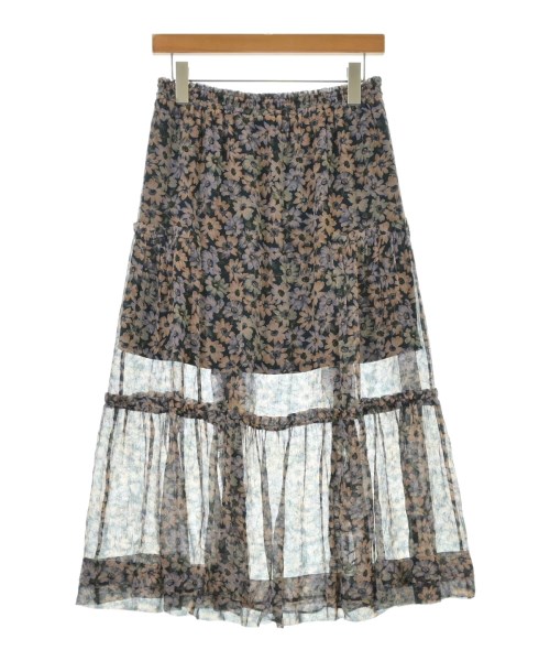 COACH（コーチ）ロング・マキシ丈スカート 黒 サイズ:2(M位) レディース/2200642073068