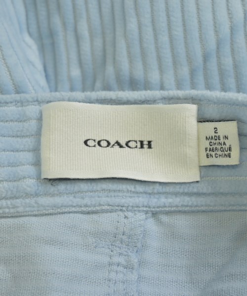 COACH（コーチ）チノパン 青 サイズ:2(M位) レディース/2200642443151