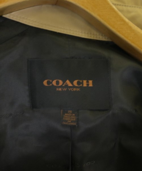 COACH（コーチ）トレンチコート ベージュ サイズ:XS レディース/2200644034012