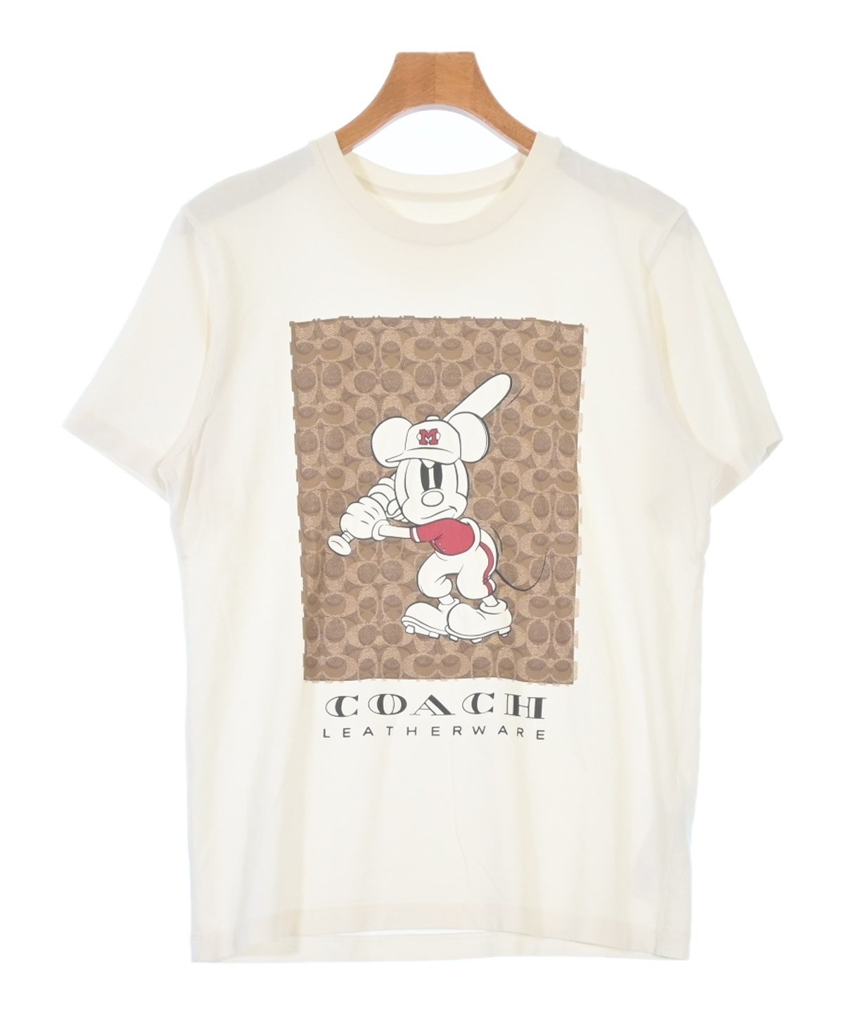 COACH（コーチ）Tシャツ・カットソー ベージュ サイズ:F メンズ