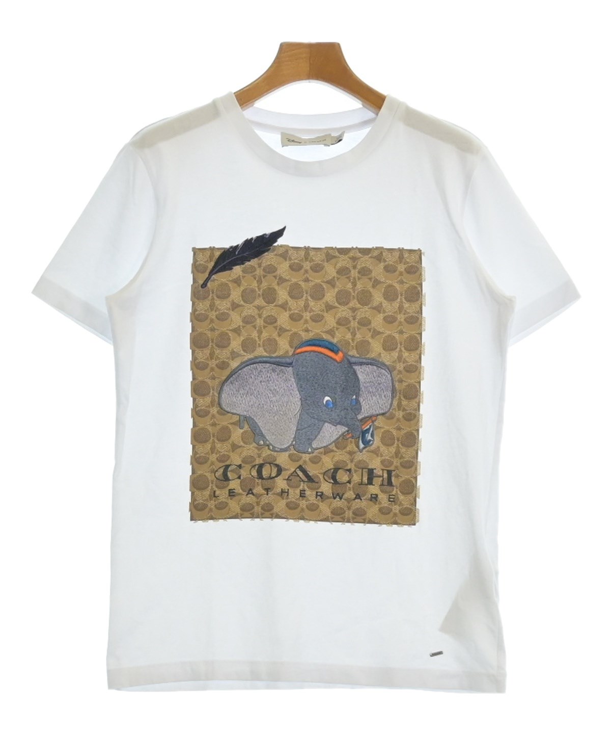 COACH コーチ Tシャツ・カットソー S 白 【古着】【中古】【送料無料】 COACH（コーチ）Tシャツ・カットソー 白 サイズ:S レディース