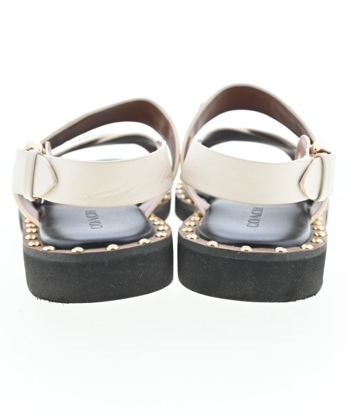 COACH（コーチ）サンダル 白 サイズ:US7(24cm位) レディース/2200616456392