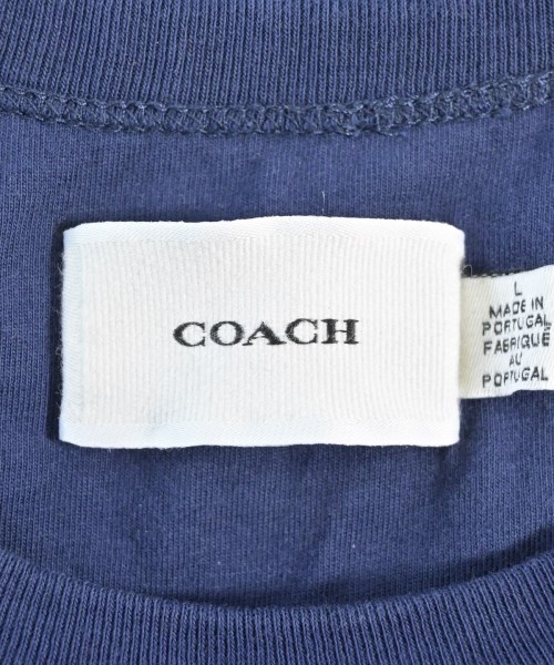 COACH（コーチ）Tシャツ・カットソー 紺 サイズ:L メンズ/2200625044023