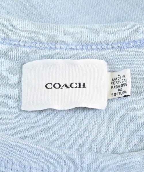 COACH（コーチ）Tシャツ・カットソー 青 サイズ:L メンズ/2200625044030