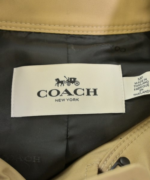 COACH（コーチ）トレンチコート ベージュ サイズ:M レディース/2200627465031
