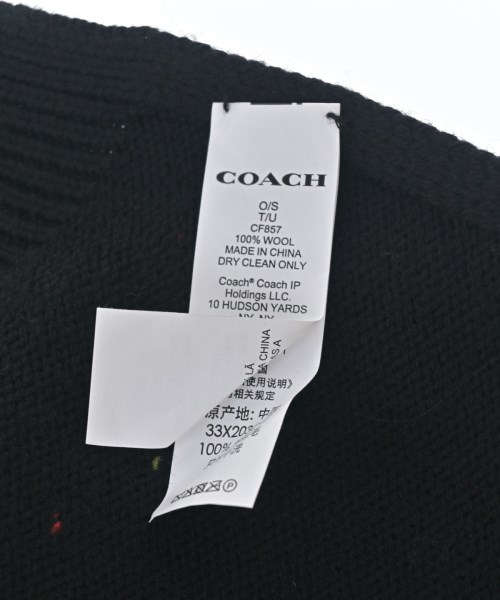 COACH（コーチ）マフラー 黒 サイズ:- レディース/2200627872020