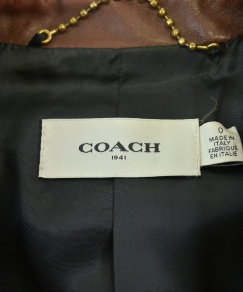 COACH（コーチ）ライダース 茶 サイズ:0(XS位) レディース/2200628064011