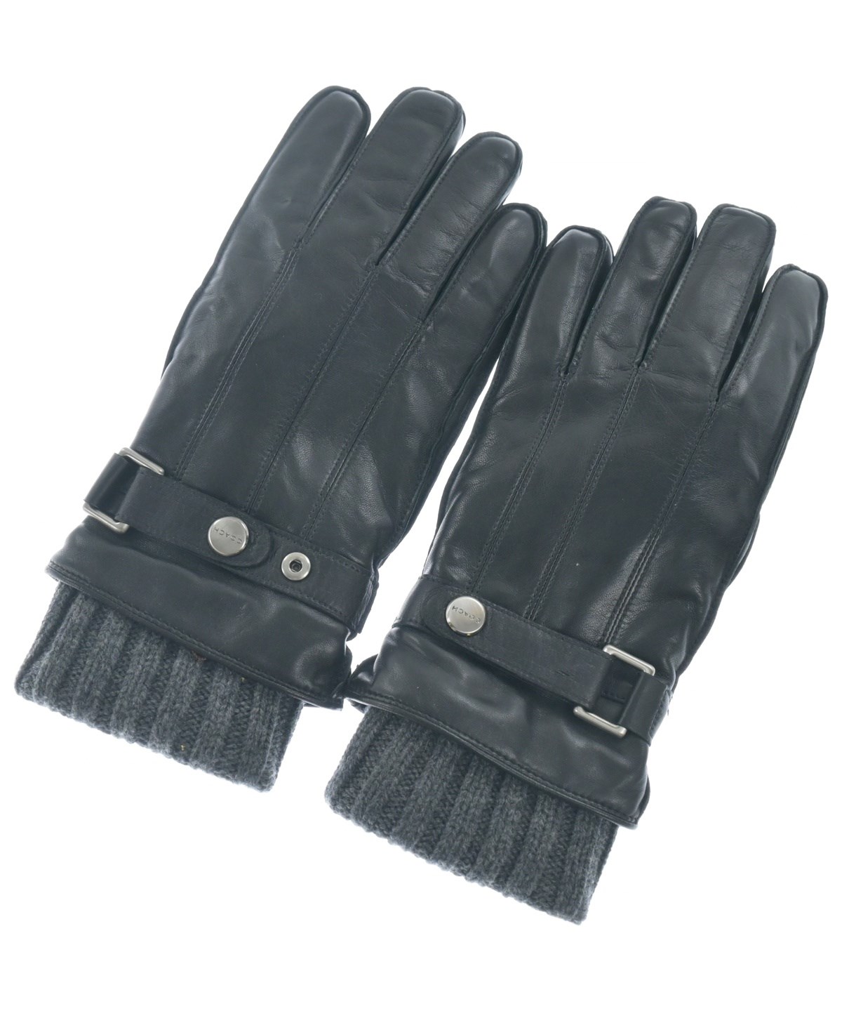 最終値下げ　coach手袋 COACH（コーチ）手袋 黒 サイズ:M レディース/2200627117169 |【公式