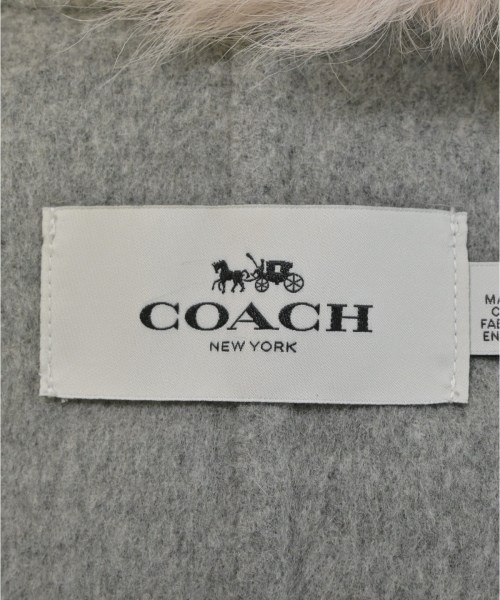 COACH（コーチ）チェスターコート グレー サイズ:XS レディース/2200629801073