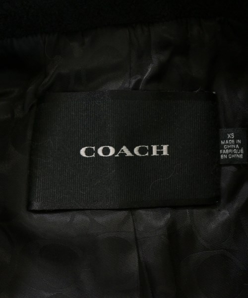 COACH（コーチ）チェスターコート 黒 サイズ:XS レディース/2200616907054