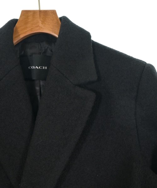 COACH（コーチ）チェスターコート 黒 サイズ:XS レディース/2200616907054