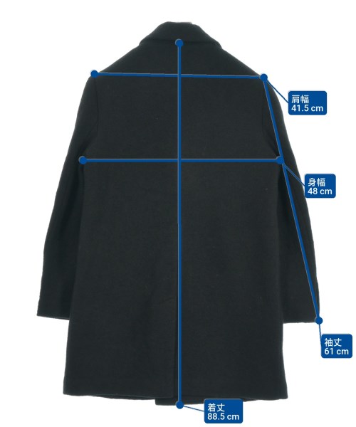 COACH（コーチ）チェスターコート 黒 サイズ:XS レディース/2200616907054