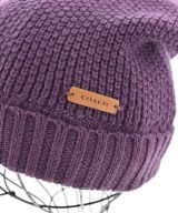 COACH（コーチ）ニットキャップ・ビーニー 紫 サイズ:ONE レディース/2200631716228