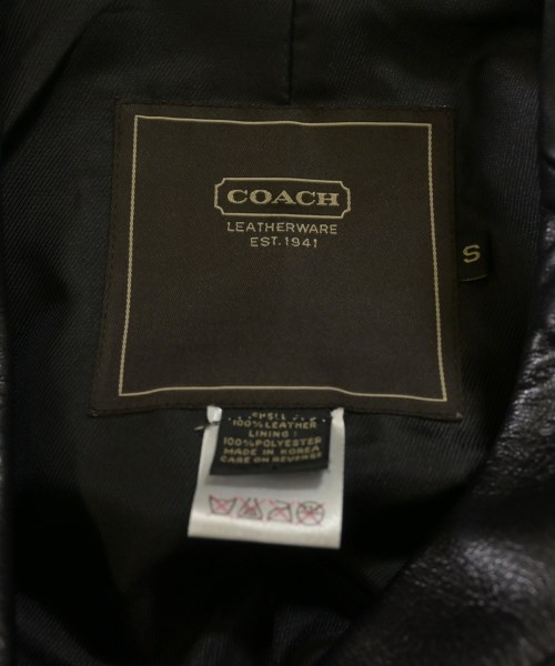 COACH（コーチ）ジャケット 黒 サイズ:S レディース/2200632846016