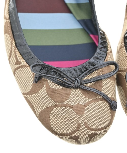 COACH（コーチ）バレエシューズ/オペラシューズ ベージュ サイズ:US7 1/2(24.5cm位) レディース/2200633876067