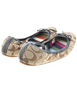 COACH（コーチ）バレエシューズ/オペラシューズ ベージュ サイズ:US7 1/2(24.5cm位) レディース/2200633876067