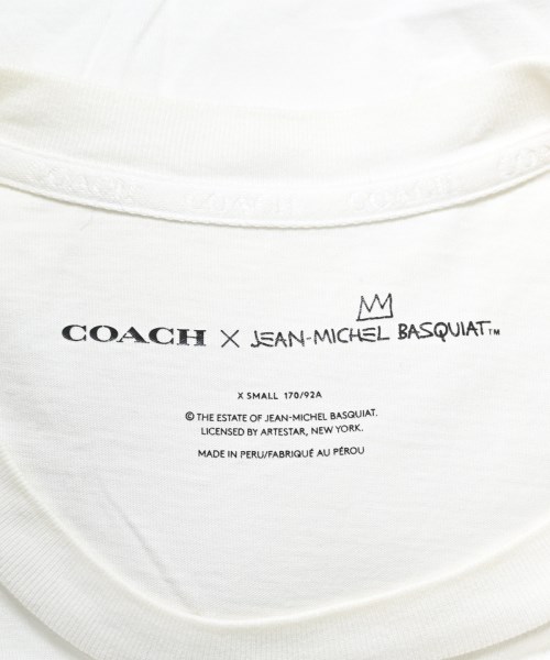 COACH（コーチ）Tシャツ・カットソー 白 サイズ:XS メンズ/2200634494086