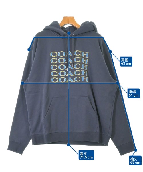 COACH（コーチ）パーカー 紺 サイズ:L メンズ/2200609035016