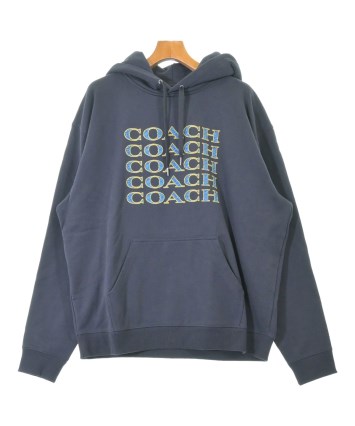 COACH ロゴ入り パーカー Mサイズ ライトブルー美品 COACH（コーチ）パーカー 紺 サイズ:L メンズ/2200609035016 |【公式
