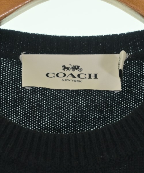 COACH（コーチ）ニット・セーター 黒 サイズ:M メンズ/2200609035023