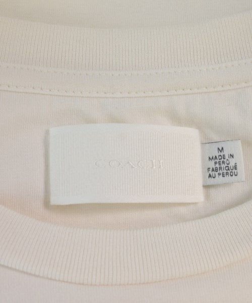 COACH（コーチ）Tシャツ・カットソー 白 サイズ:M メンズ/2200614072044