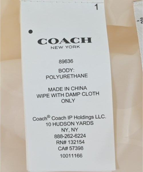 COACH（コーチ）その他 ベージュ サイズ:XS メンズ/2200621289107