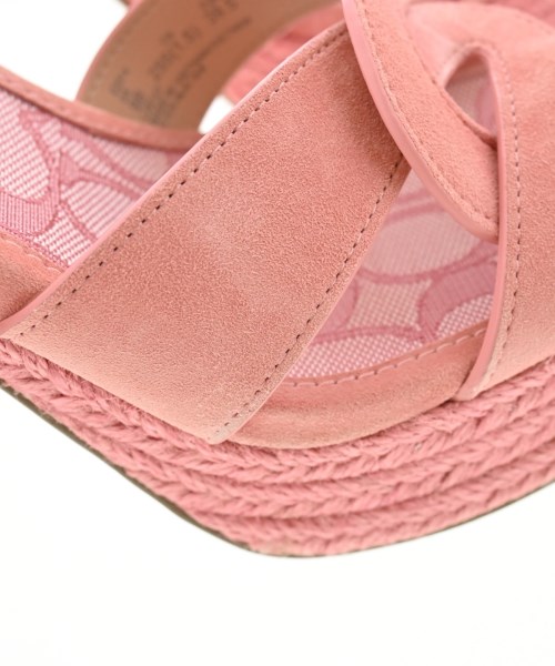 COACH（コーチ）サンダル ピンク サイズ:US9(26cm位) レディース/2200609650035