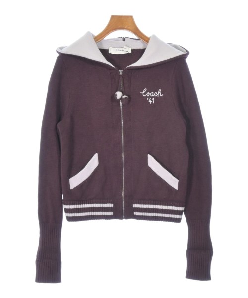 COACH(コーチ)カーディガン 紫 サイズ:XS/2200673185020