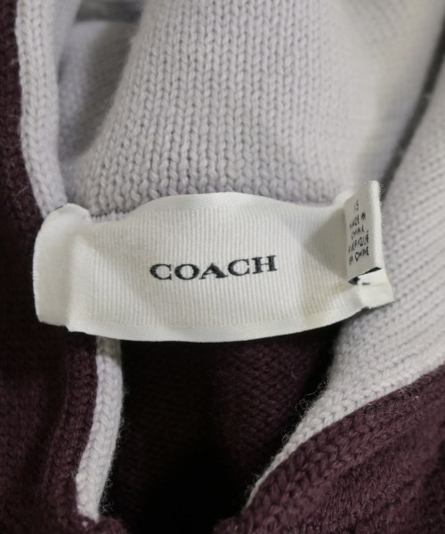 COACH（コーチ）カーディガン 紫 サイズ:XS レディース/2200673185020