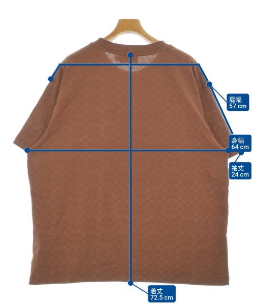 COACH（コーチ）Tシャツ・カットソー 茶 サイズ:XL メンズ/2200673814029