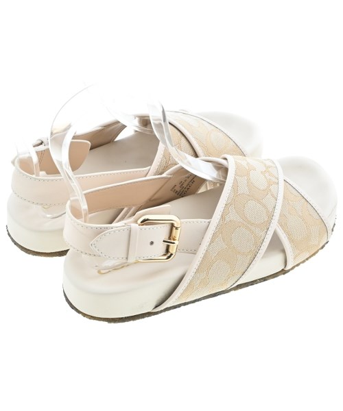 COACH（コーチ）サンダル ベージュ サイズ:US6(23cm位) レディース/2200675436052