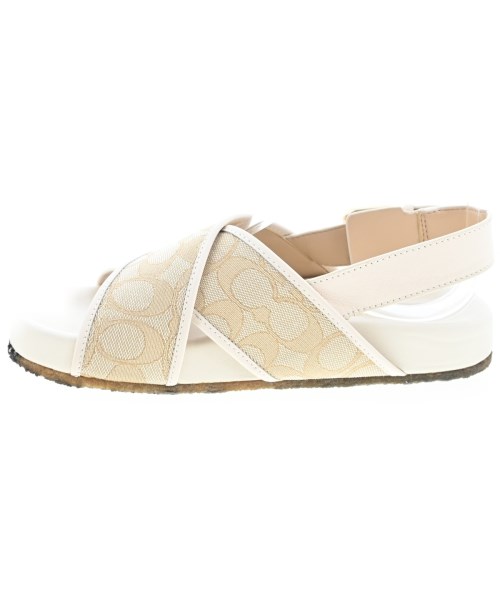 COACH（コーチ）サンダル ベージュ サイズ:US6(23cm位) レディース/2200675436052