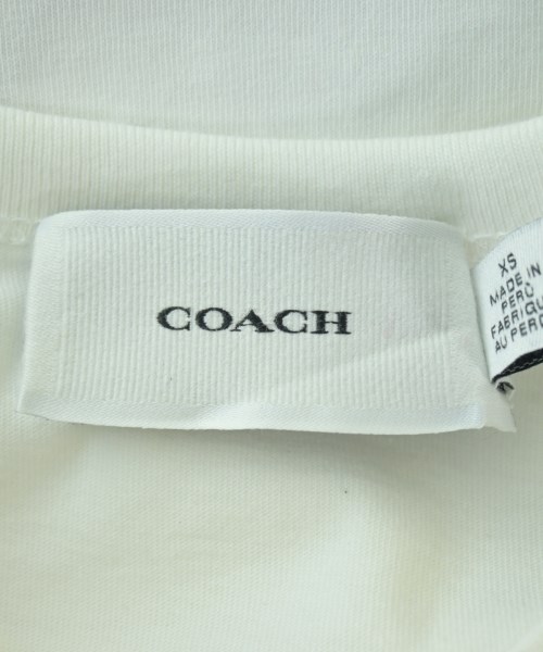 COACH（コーチ）Tシャツ・カットソー 白 サイズ:XS レディース/2200681748194