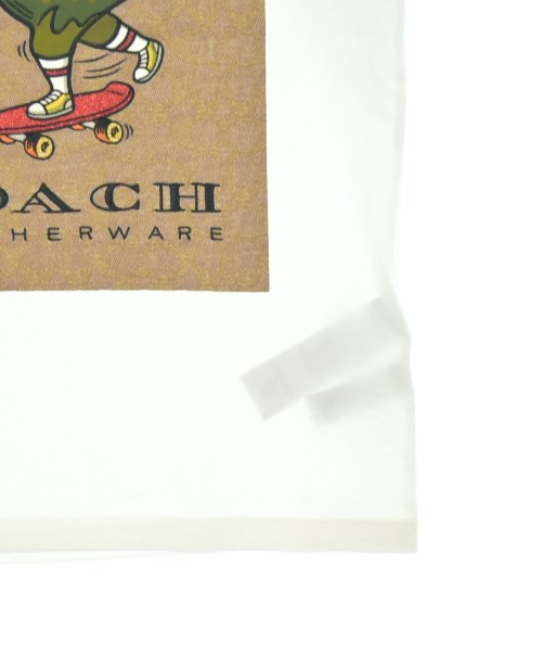 COACH（コーチ）Tシャツ・カットソー 白 サイズ:XS レディース/2200681748194