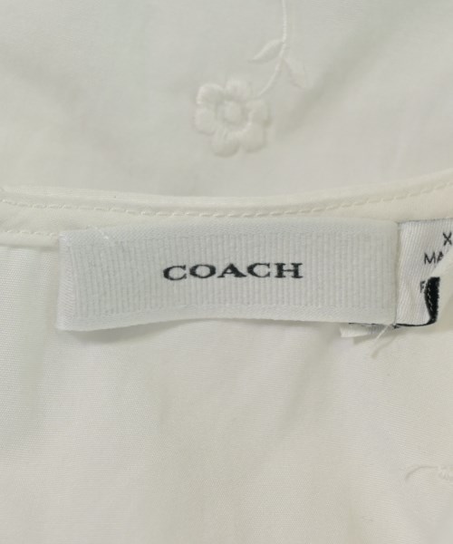 COACH（コーチ）ブラウス 白 サイズ:XS レディース/2200695010041