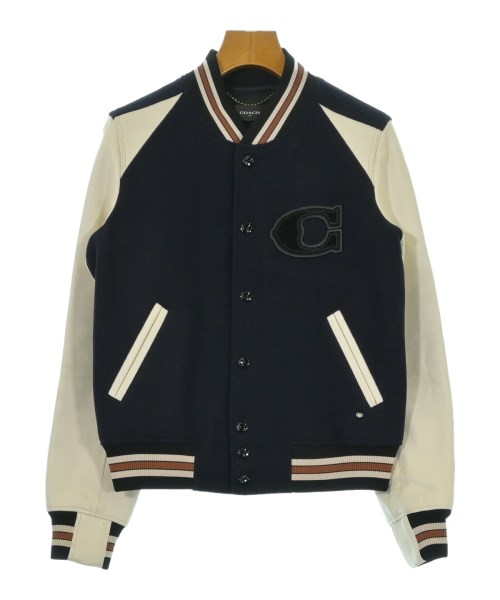 COACH(コーチ)スタジャン 紺 サイズ:2(M位)/2200694377015