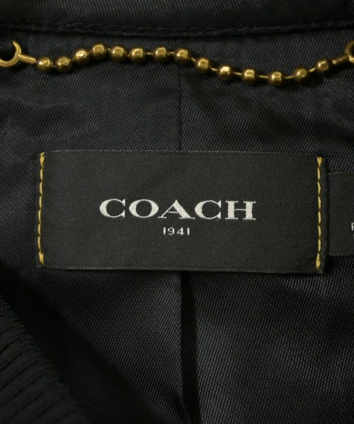 COACH（コーチ）スタジャン 紺 サイズ:2(M位) レディース/2200694377015