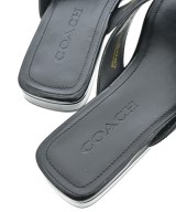 COACH（コーチ）サンダル 黒 サイズ:US7(24cm位) レディース/2200696213076