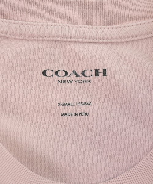 COACH（コーチ）Tシャツ・カットソー ピンク サイズ:-(L位) レディース/2200693908029