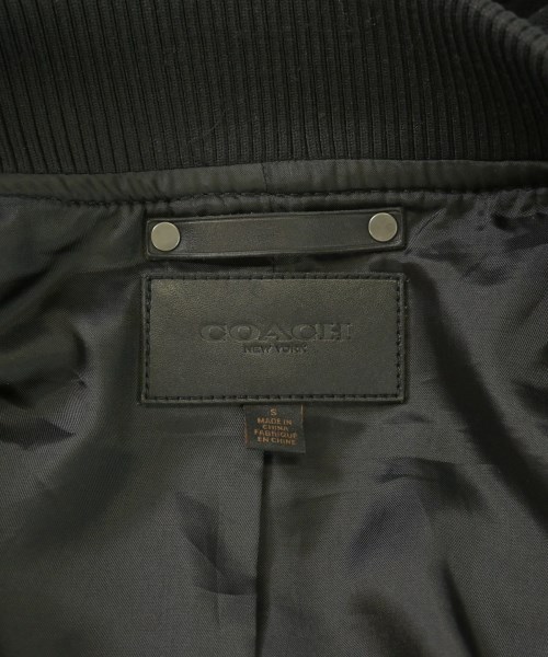 COACH（コーチ）スタジャン 黒 サイズ:S メンズ/2200701553050